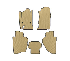 Килимки EVA (Бежевий) для Chevrolet Silverado 2013-2019 рр