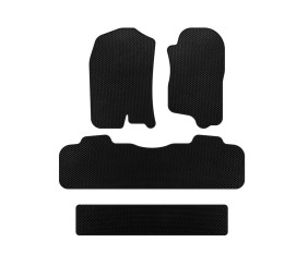 Килимки EVA (3 ряди, 2007-2014, Чорний) для Chevrolet Tahoe рр