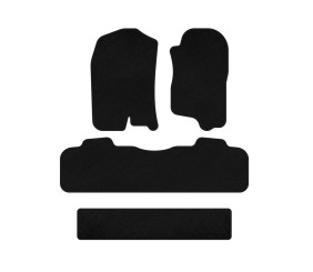 Килимки текстильні Classic (3 ряди, 2007-2014, Чорний) для Chevrolet Tahoe рр