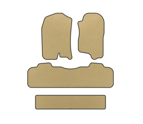 Килимки EVA (3 ряди, 2007-2014, Бежевий) для Chevrolet Tahoe рр