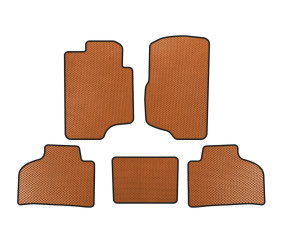 Килимки EVA (Помаранчевий) для Chevrolet Silverado 2007-2013 рр