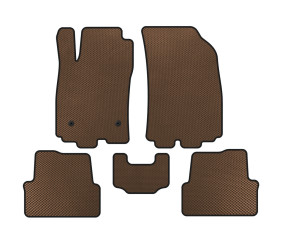 Килимки EVA (HB, Коричневий) для Chevrolet Sonic 2011-2022 рр