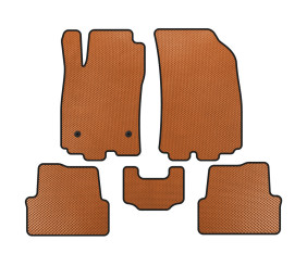 Килимки EVA (HB, Помаранчевий) для Chevrolet Sonic 2011-2022 рр