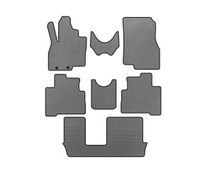 Килимки EVA (3 ряди, Сірий) для Mitsubishi Grandis 2003-2011 рр