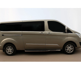 Нижні молдинги стекол (8 шт., Нерж) Довга база для Ford Custom 2013-2022 рр