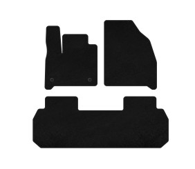 Килимки текстильні Classic (2 ряди, Чорний) для Chevrolet Traverse 2017- рр