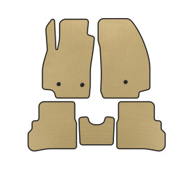 Килимки EVA (2018-2023, Бежевий) для Chevrolet Spark рр