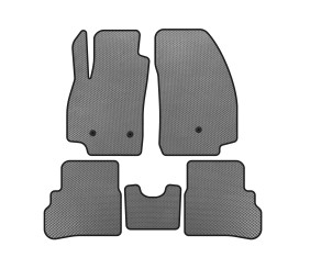 Килимки EVA (2018-2023, Сірий) для Chevrolet Spark рр