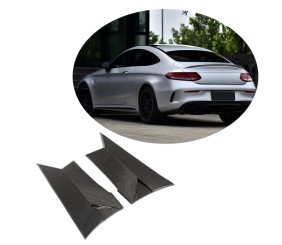 Накладки на задні крила (для купе/кабріолет C63 AMG 2015-2019, Карбон) для Mercedes C-сlass W205 рр