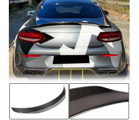 Cпойлер V4 (для купе 2015-2019, Карбон) для Mercedes C-сlass W205 рр