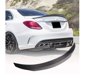 Спойлер V4 (для SD 2015-2021, Карбон) для Mercedes C-сlass W205 рр