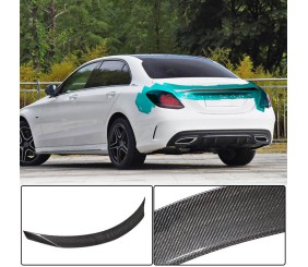 Спойлер V5 (для SD 2015-2021, Карбон) для Mercedes C-сlass W205 рр