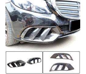 Накладки на протитуманки (для SD Base 2015-2019, Карбон) для Mercedes C-сlass W205 рр