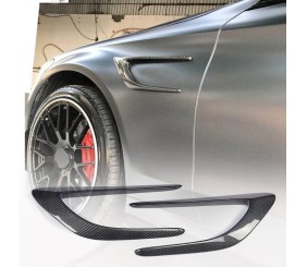 Накладки на передні крила (для купе/кабріолет C63 AMG 2015-2019, Карбон) для Mercedes C-сlass W205 рр