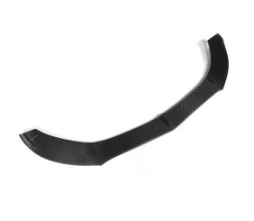 Накладка на передній бампер Lip V6 (для C43 AMG 2015-2019, Карбон) для Mercedes C-сlass W205 рр