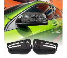 Накладки на дзеркала (Карбон) для Mercedes C-class W204 2007-2015 рр
