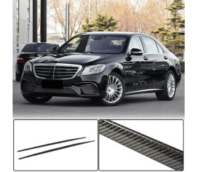 Бокові пороги (для S63 AMG 2014-2017, Карбон) для Mercedes S-сlass W222 рр