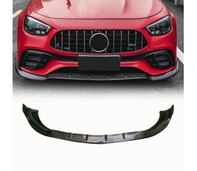 Накладка на передній бампер Lip (для E63 AMG 2020-2023, Карбон) для Mercedes E-сlass W213 рр