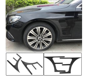 Накладки на передні крила (AMG-Line/E43 AMG 2016-2019, Карбон) для Mercedes E-сlass W213 рр