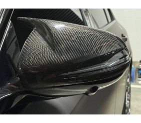 Накладки на дзеркала (Карбон) для Mercedes E-сlass W213 2016-2023 рр