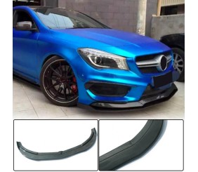 Накладка на передній бампер Lip (для CLA45 AMG SD 2013-2015, Карбон) для Mercedes CLA C117 рр