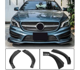Накладки на передній бампер (для Base SD 2013-2016, Карбон) для Mercedes CLA C117 рр