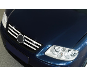 Накладки на решітку (нерж) 2001-2003 для Volkswagen Polo рр