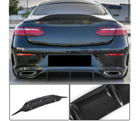 Дифузор заднього бампера V2 (для AMG-Line 2017-2019, Карбон) для Mercedes E-class coupe C238 рр
