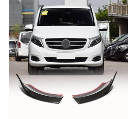 Накладки на передній бампер Flap (для V Class 2014-2019, Карбон) для Mercedes Vito/V-class W447 2014- рр