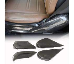 Накладки на сидіння (Сухий карбон) для Mercedes G сlass W463 2018-2024 рр