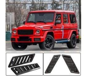 Накладки на передні крила (Cухий карбон) для Mercedes G сlass W463 1990-2018 рр