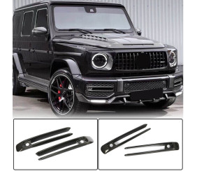 Накладки на протитуманки (для G63 AMG, Карбон) для Mercedes G сlass W463 2018-2024 рр