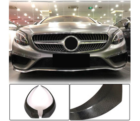 Вставки в передній бампер (для AMG-Line 2015-2018, Карбон) для Mercedes S-class C217 Coupe рр