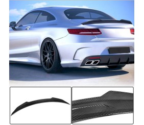 Спойлер V3 (купе, Сухий карбон) для Mercedes S-class C217 Coupe 2014-2020 рр