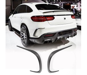 Накладки на задній бампер (Карбон) для Mercedes GLE coupe C292 2015-2019 рр