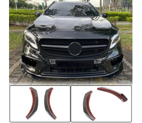 Накладки на передній бампер Flap (для GLA45 AMG 2017-2020) для Mercedes GLA X156 рр