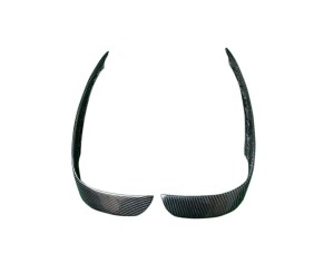 Накладки на передній бампер (для GLA45 AMG 2013-2016, Карбон) для Mercedes GLA X156 рр