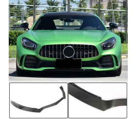 Накладка на передній бампер Lip (для GT R 2016-2019, Карбон) для Mercedes AMG GT C190/R190 рр
