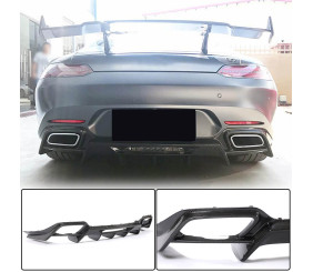 Дифузор заднього бампера (для 2015-2017, Карбон) для Mercedes AMG GT C190/R190 рр