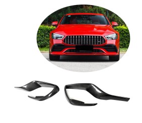 Накладки на передній бампер (для GT43/GT50/GT53 2018-2022, Карбон) для Mercedes AMG GT 4 X290 2018- рр