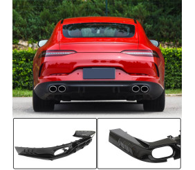 Дифузор заднього бампера (для GT43/GT50/GT53 2018-2022, Карбон) для Mercedes AMG GT 4 X290 2018- рр