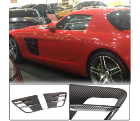 Накладки на передні крила (Сухий карбон) для Mercedes SLS C197 2010-2014 рр