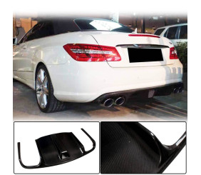Дифузор заднього бампера (для E63 AMG 2009-2013, Карбон) для Mercedes E-сlass coupe C207 рр