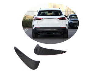 Накладки на задній бампер (для AMG-Line, Карбон) для Mercedes GLA H247 2020- рр