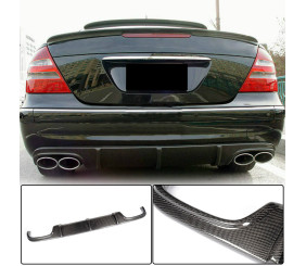 Дифузор заднього бампера (для E55 AMG 2003-2006, Карбон) для Mercedes E-сlass W211 рр