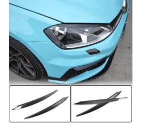 Вії на фари (Карбон) для Volkswagen Golf 7/E-Golf 2012-2020 рр