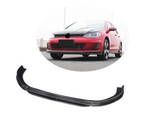 Накладка на передній бампер Lip V3 (для GTI HB 2012-2017, Карбон) для Volkswagen Golf 7/E-Golf рр