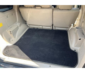 Килимок багажника текстильний Premium Чорний (5 або 7 місць) для Toyota Land Cruiser Prado 120 2002-2009 рр