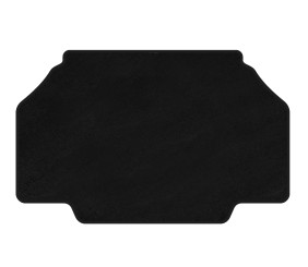 Килимок багажника текстильний Premium (2016-2020, Кабріолет, Чорний) для Mercedes SL R231 рр