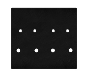 Килимок багажника текстильний Premium (Довга база, Чорний) для Peugeot Partner/Rifter 2019- рр